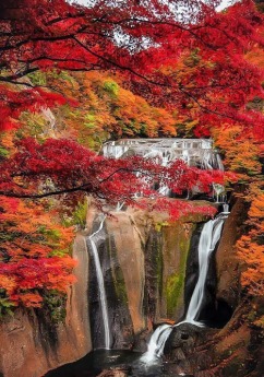 Waterfall in Autumn - Copy